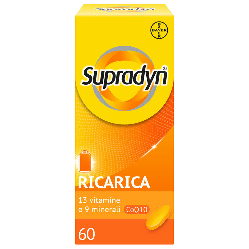 Supradyn Ricarica Integratore Vitamine e Sali Minerali 60 compresse rivestite-13