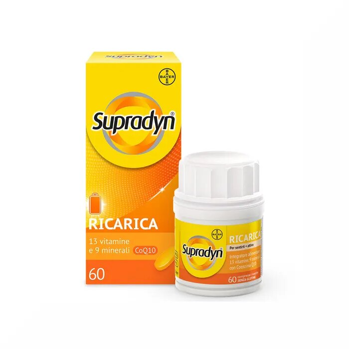 Supradyn Ricarica Integratore Vitamine e Sali Minerali 60 compresse rivestite-1
