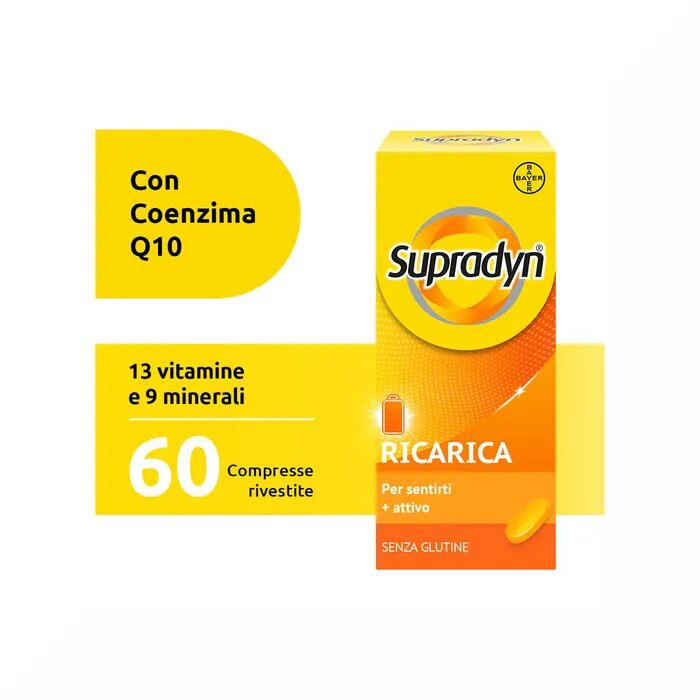 Supradyn Ricarica Integratore Vitamine e Sali Minerali 60 compresse rivestite-9