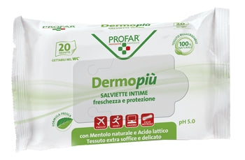 Dermo Piu' Salviette Intime 20 Pezzi Profar-0