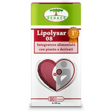 Renaco Lypolisar 08 Monascus utile per i livelli di colesterolo 80 capsule-2