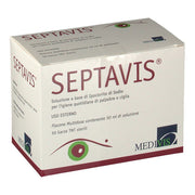 Kit Septavis per l'igiene quotidiana palpebre e ciglia 50ml +50 Garze TNT sterili