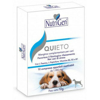 Quieto Mangime Complementare Rilassante Per Cani 30 Tavolette-2