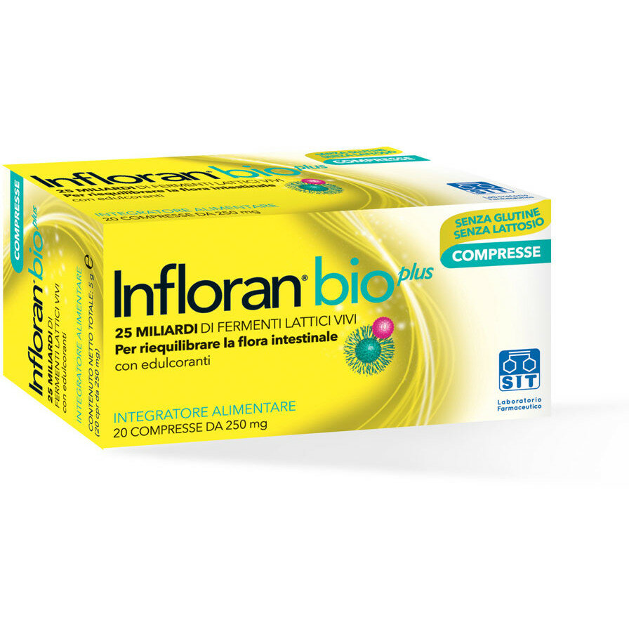 Infloran Bio Plus a base di fermenti lattici 20 compresse-2