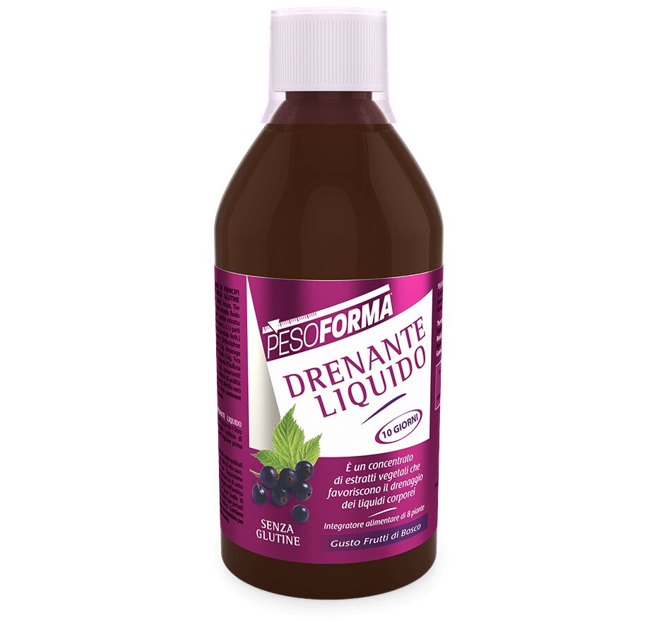 PesoForma Drenante Liquido 10 giorni gusto frutti di bosco-2