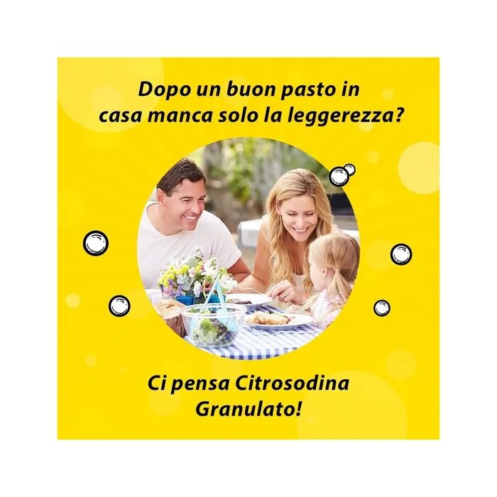 Citrosodina Granulato Effervescente Digestivo con Bicarbonato di Sodio gusto Limone 150 gr-14