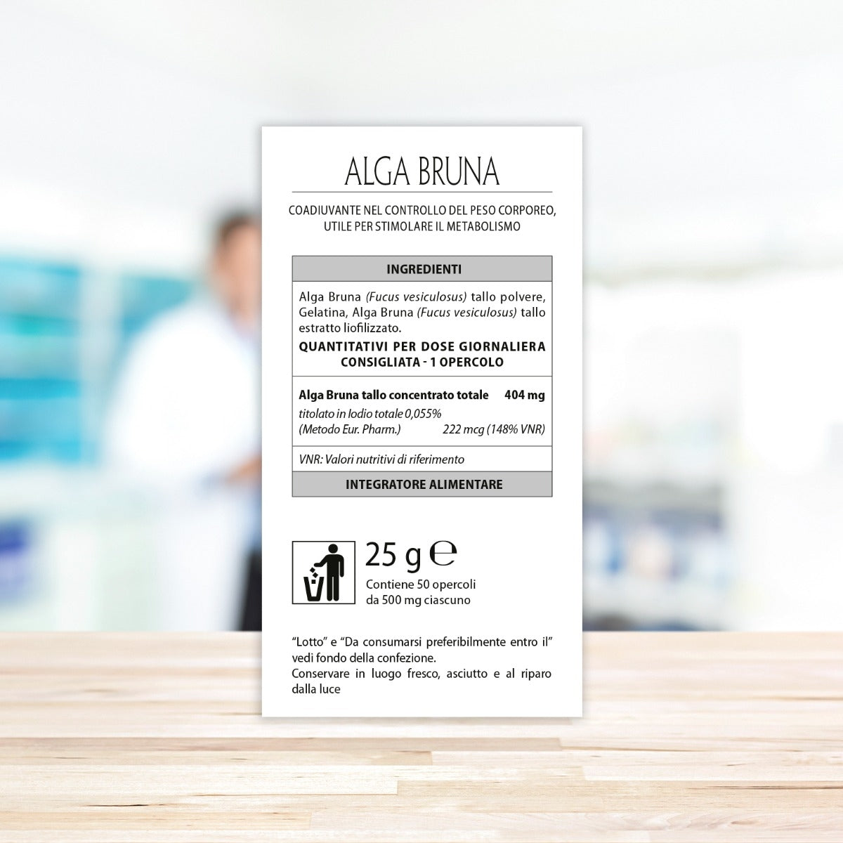 Aboca Alga Bruna Concentrato Totale 50 Opercoli-5