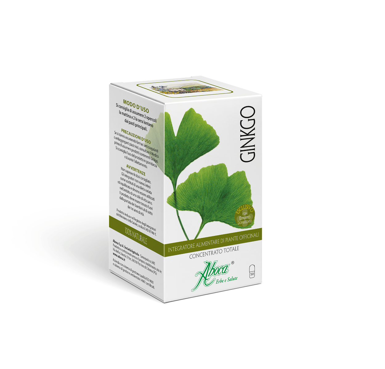 Aboca Ginkgo Concentrato Totale 50 Opercoli-3