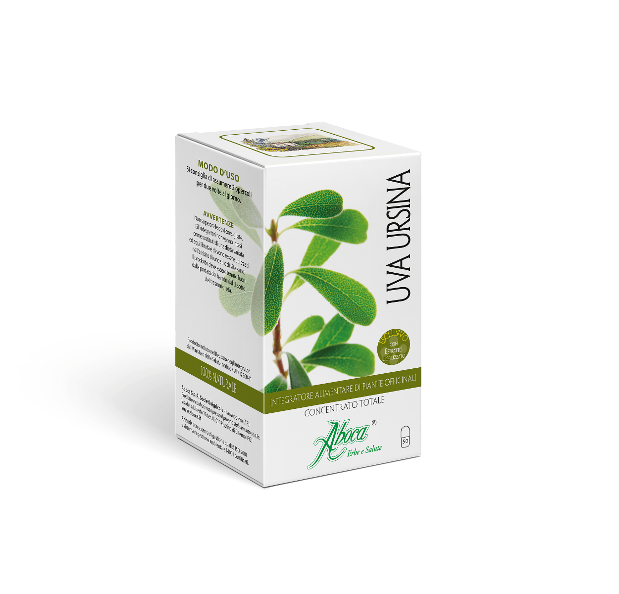 Aboca Uva Ursina Concentrato Totale 50 Opercoli-2
