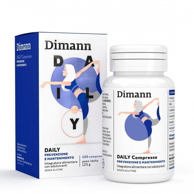 Dimann Daily integratore alimentare per l'apparato uro-genitale 100 compresse-2