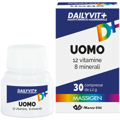 Massigen Dailyvit+ Uomo Multivitaminico e Multiminerale 30 compresse rivestite-2