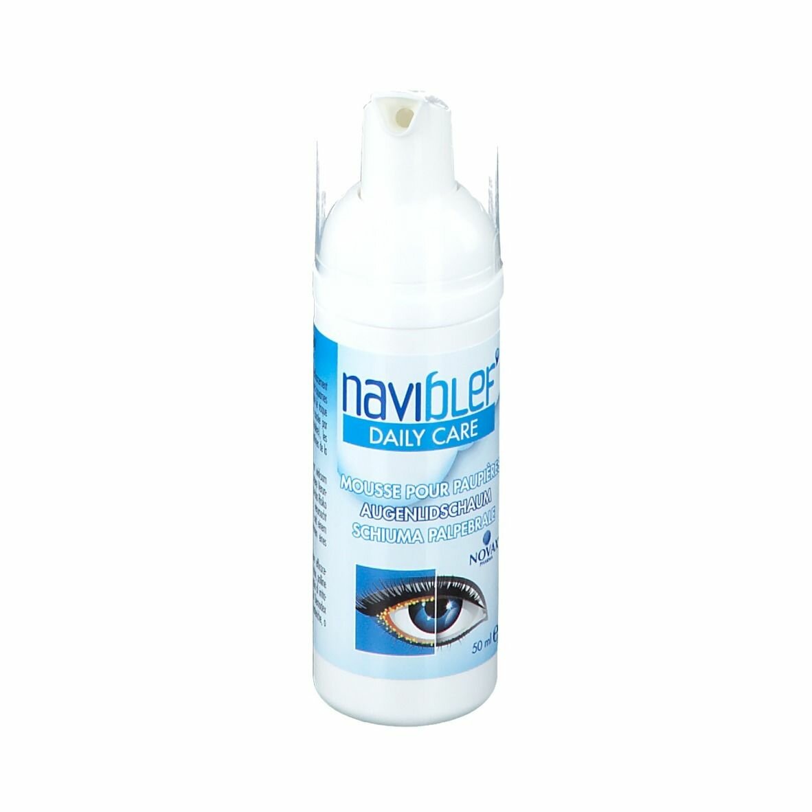 NaviBlef Daily Care Schiuma per palpebre 50ml-2
