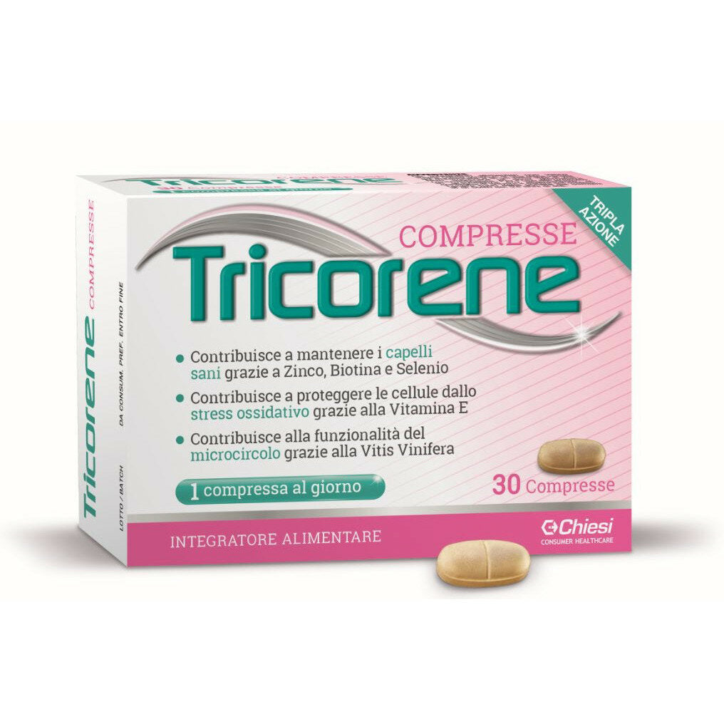 Tricorene per i capelli della donna 30 compresse-2