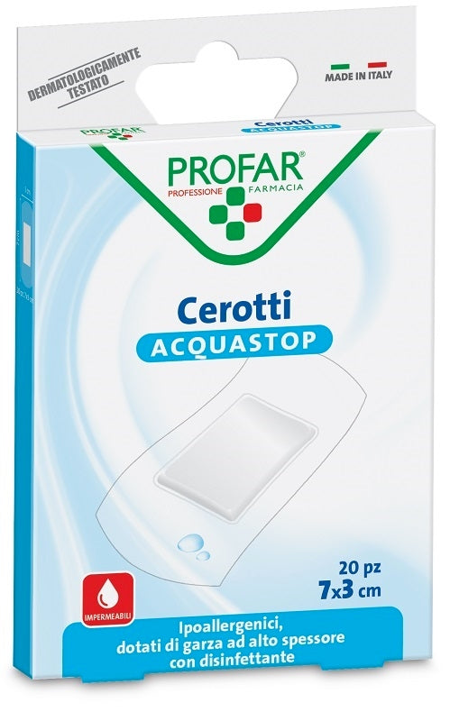 Cerotto Acquastop Grandi 7x3 cm Profar 20 Pezzi-0