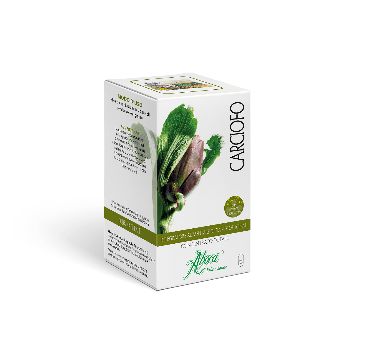 Aboca Carciofo Concentrato Totale 50 Opercoli-3