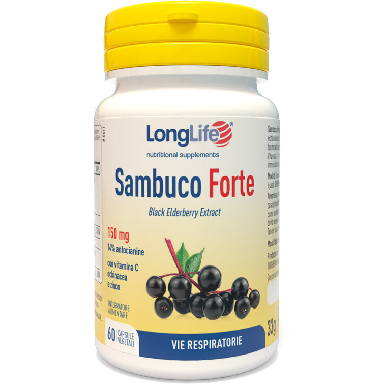 Longlife Sambuco Forte 60 Capsule-2
