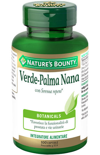 Nature's Bounty Verde Palma Nana per il benessere di prostata e vie urinarie 100 capsule-1