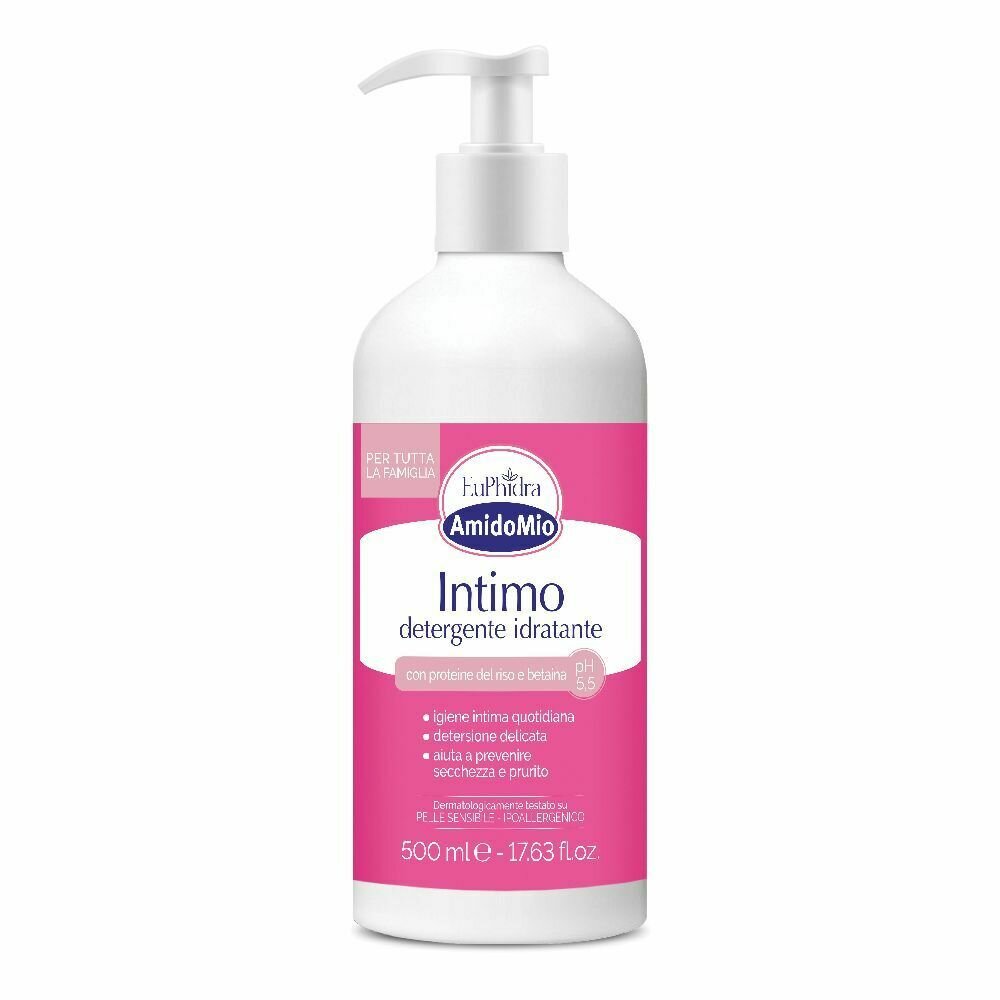 Euphidra AmidoMio Detergente intimo idratante per pelli sensibili 500ml-3