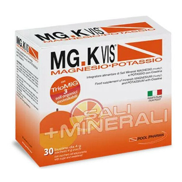 Mg K Vis Magnesio e Potassio gusto orange da 30 bustine-2