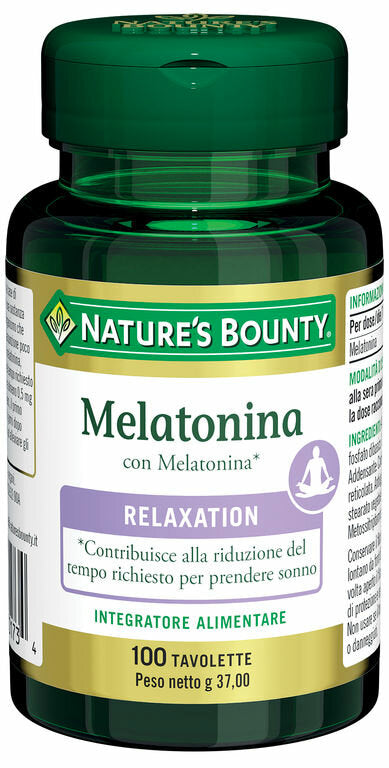 Nature's Bounty Melatonina utile per il sonno 100 tavolette-2