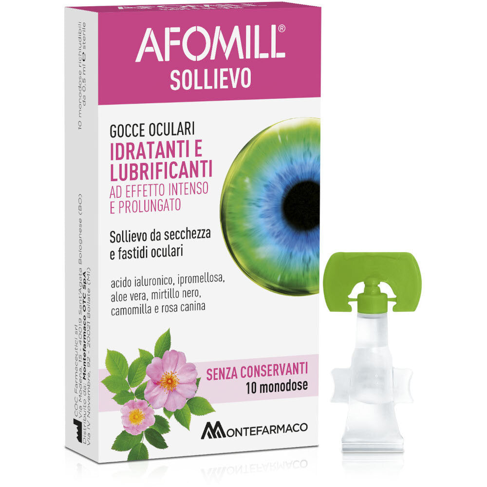 Afomill Sollievo gocce oculari 10 flaconcini monodose-2