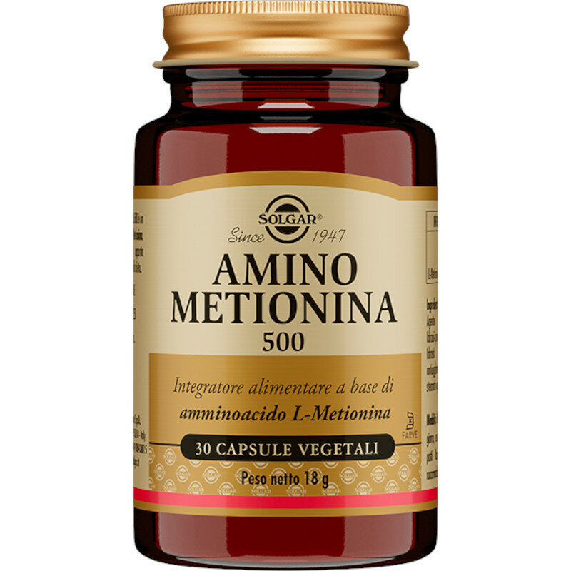 Solgar Amino Metionina 500 30 Capsule Vegetali-2