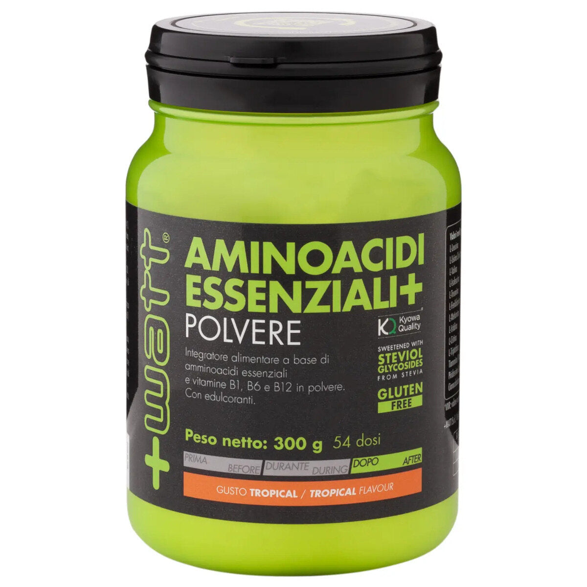 +Watt Aminoacidi Essenziali+ Polvere Gusto Tropical 300g-2