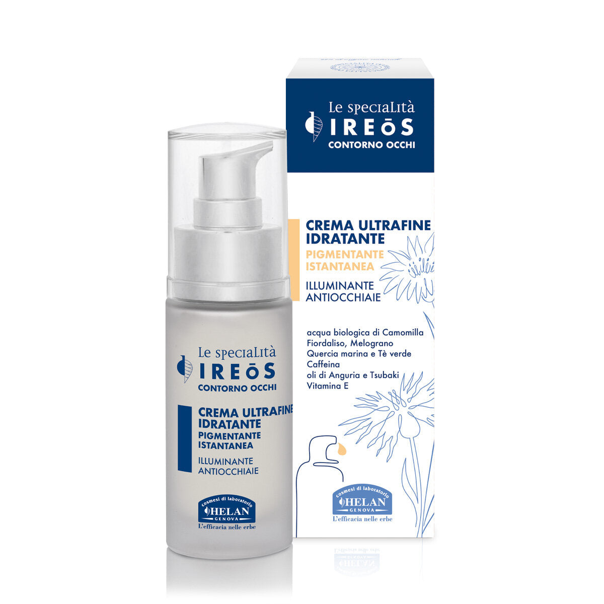 Helan Ireos Contorno Occhi crema ultrafine idratante pigmentante istantanea 30ml-1