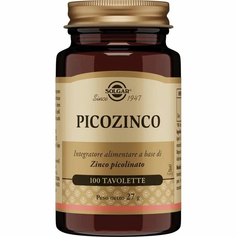 Solgar Picozinco 100 Tavolette-2
