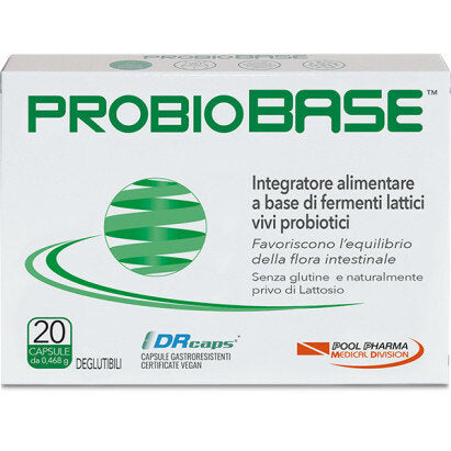 Probiobase per l’equilibrio della flora intestinale 20 capsule-2