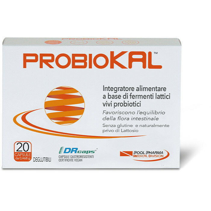 Probiokal per l'equilibrio della flora intestinale 20 capsule-2