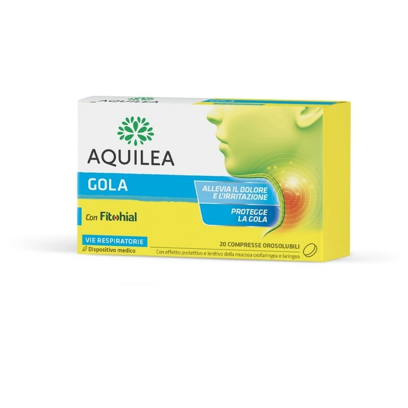 Aquilea Gola per il benessere delle vie respiratorie 20 compresse orosolubili-2