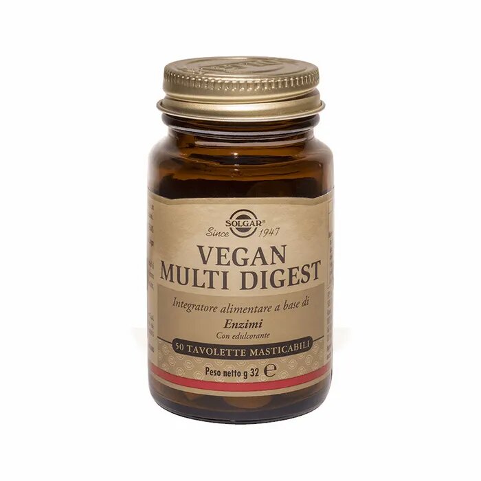 Vegan Multi Digest 50 Tavolette Masticabili-2
