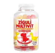 Ziguli Multivit integratore alimentare gusto fragola e banana 60 gommose