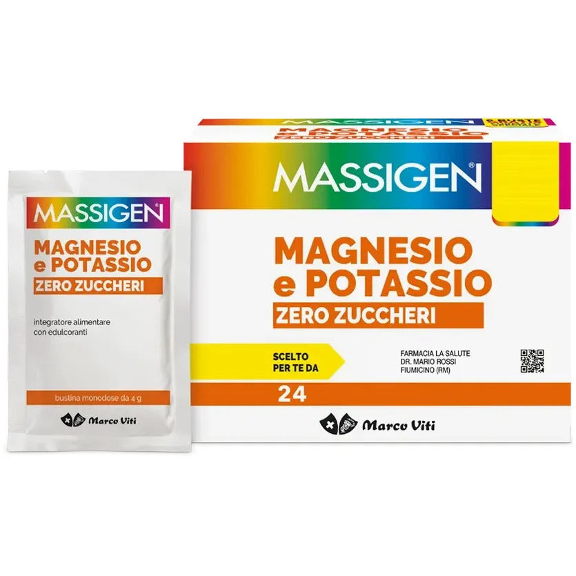 Marco Viti Massigen Magnesio Potassio Zero Zuccheri 24 Bustine-1