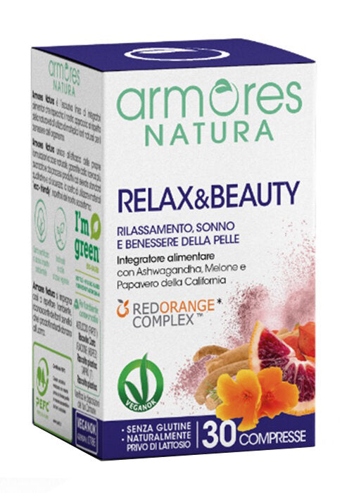Armores Natura Relax & Beauty per il benessere della pelle e rilassamento 30 compresse-2