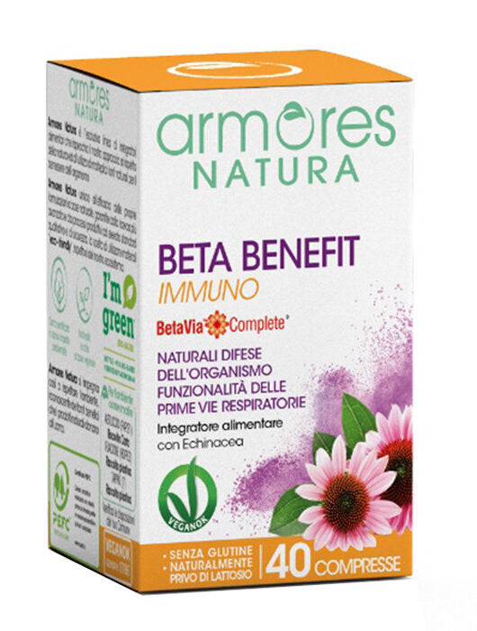 Armores Beta Benefit Immuno per le difese immunitarie 40 compresse-2