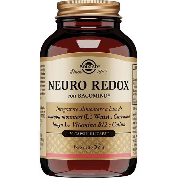 Solgar Neuro Redox per memoria e funzioni cognitive 60 capsule-2