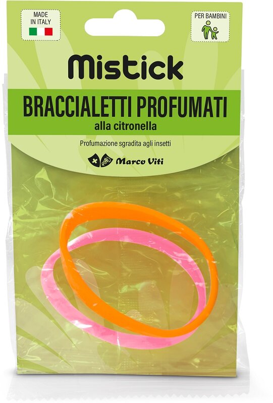 Mistick Braccialetti Profumati Citronella Rosa/Arancione 2 Pezzi-1