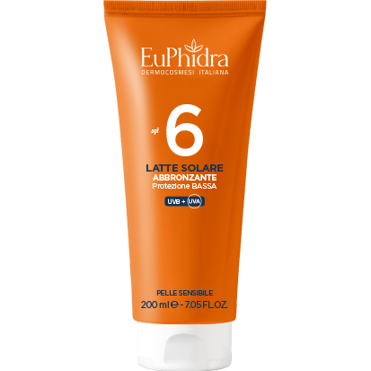 EuPhidra Latte Solare Abbronzante SPF6 protezione bassa 200ml