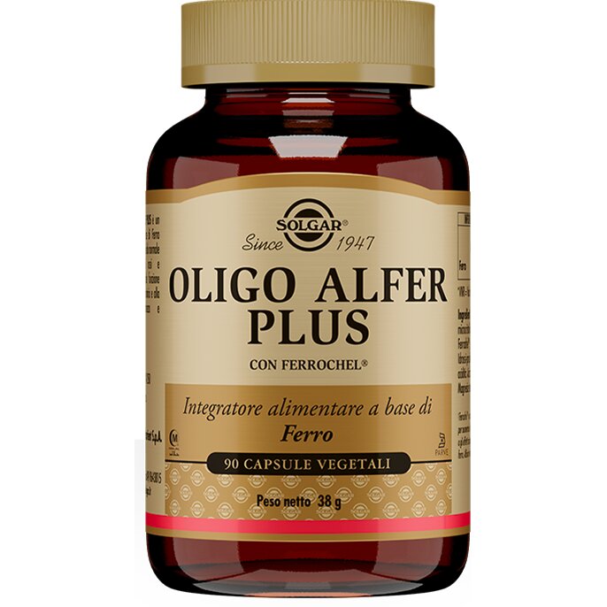 Solgar Oligo Alfter Plus integratore alimentare a base di ferro 90 capsule-2