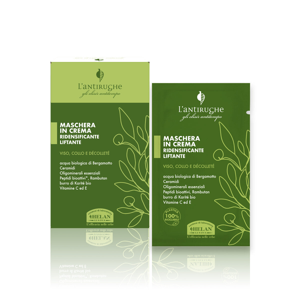 Helan L'Antirughe Maschera in Crema Ridensificante Liftante 4x8ml-1