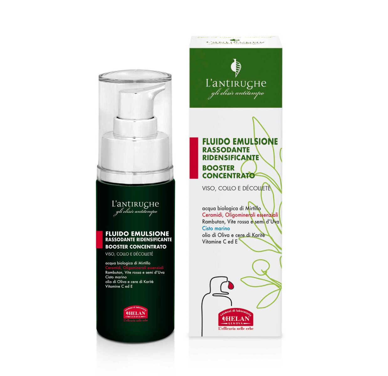 Helan Elisir Antitempo L' Antirughe Fluido Emulsione Rassodante E Ridensificante Viso 30ml-2