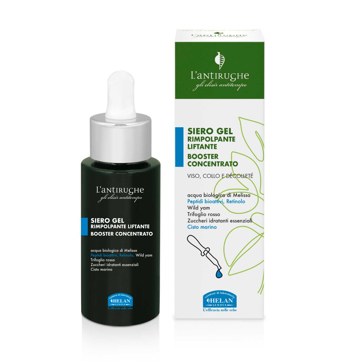 Helan Elisir Antitempo L' Antirughe Siero Gel Rimpolpante E Liftante Viso 30ml-2
