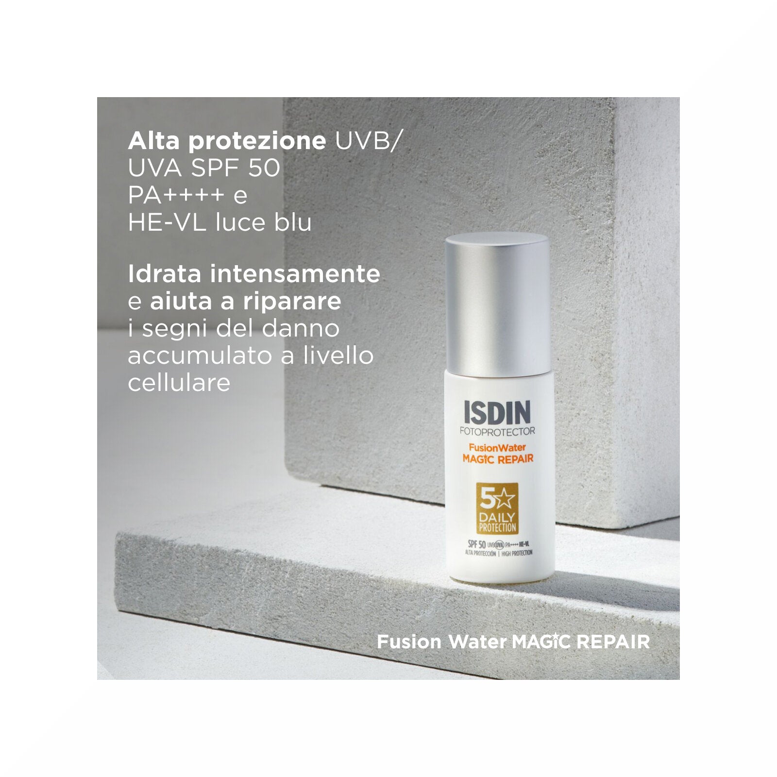 Isdin Fotoprotector Fusion Water Magic Repair 50ml SPF50-2