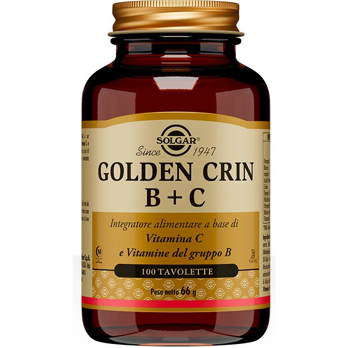 Solgar Golden Crin B + C integratore multivitaminico 100 tavolette-2