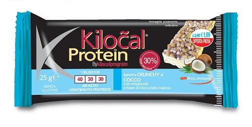Kilocal Protein Barretta Crunchy Gusto Cocco 25g-1