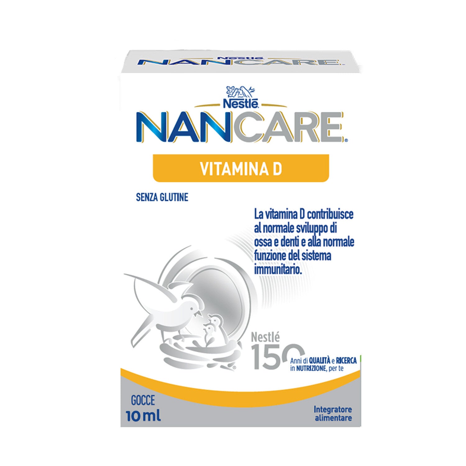 Nestlé Nancare Vitamina D Integratore Pediatrico Per Lattanti E Bambini Dalla Nascita Flacone 100ml-11