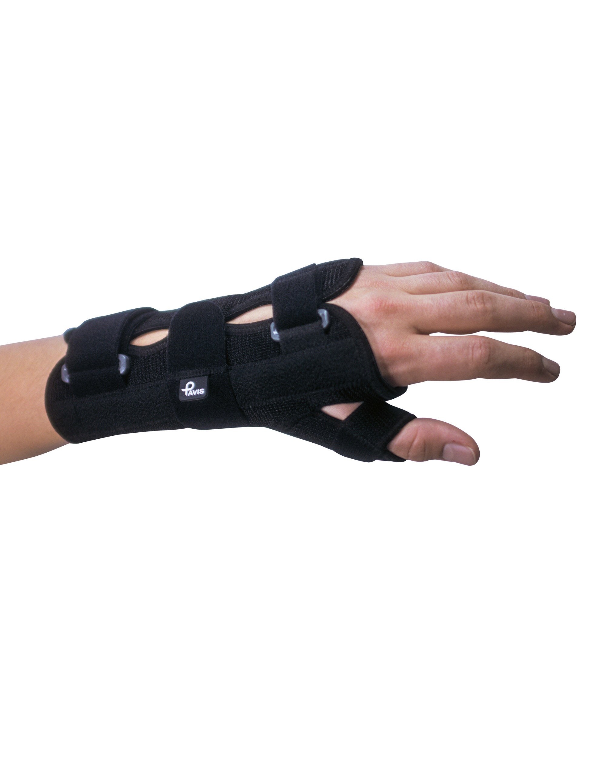 Pavis P-Fix + Polsiera Steccata Con Supporto Pollicecolore Nero Taglia L Cod. 134-1