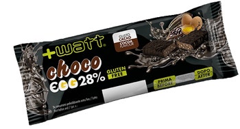 +Watt Choco Egg 28% Barretta Proteica Gusto Cacao 40g-1